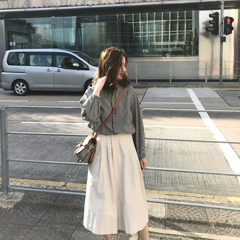 秋裝女2018新款復古港味寬松森女系小心機怪味少女網紅兩件套裝褲