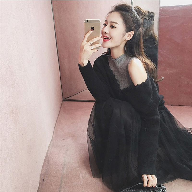 2018秋裝女裝新款晚晚風套裝氣質韓版網紅兩件套裝女神社會港味